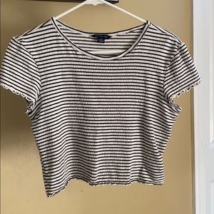 AE shirt bundle!! two lettuce trim crop tees